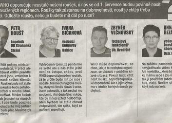 Ředitel brodské Charity: Roušku budu nosit v souladu s nařízením