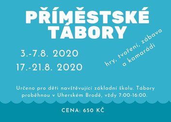 PŘIHLASTE SVÉ DĚTI NA CHARITNÍ PŘÍMĚSTSKÝ TÁBOR!