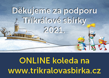 TŘÍKRÁLOVÁ SBÍRKA: PŘISPĚT ON-LINE LZE AŽ DO 30. DUBNA!