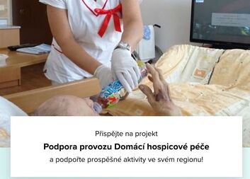 PROSÍME, PODPOŘTE HOSPICOVOU PÉČI BRODSKÉ CHARITY!