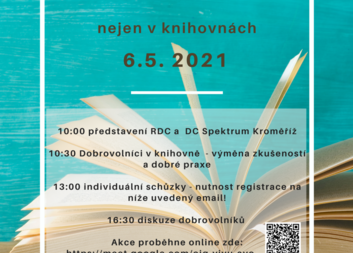 Online „den otevřených dveří“ o dobrovolnictví nejen v knihovnách!