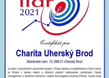 BRODSKÁ CHARITA OBDRŽELA DALŠÍ OCENĚNÍ