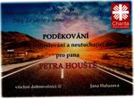 Poděkování řediteli od dobrovolníků