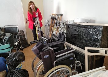 BRODSKÁ CHARITA POSÍLÁ POMOC NA UKRAJINU