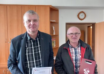 Poděkování a přání našemu kolegovi