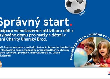 V TESCO Uherský Brod můžete hlasovat pro projekt brodské Charity