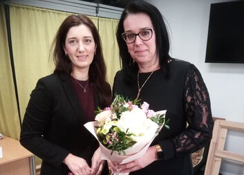 Paní Havlíková oslavila 25 let práce v Charitě