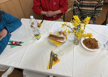 Zelený čtvrtek v Charitě: společný oběd s klienty